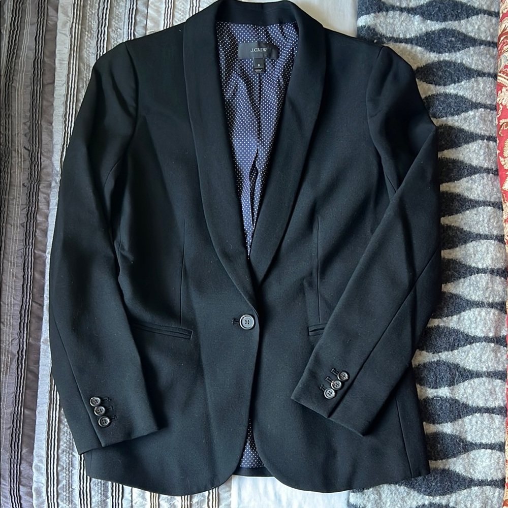 J. Crew Women’s Black Blazer US0